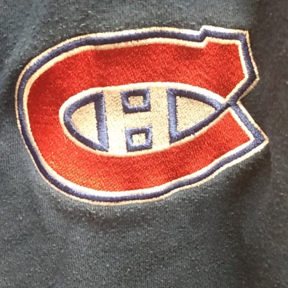 CALHOUN NHL MONTREAL CANADIENS Men's Track Pants Size L Blue - Picture 3 of 8